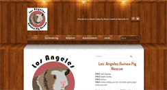 Desktop Screenshot of laguineapigrescue.com